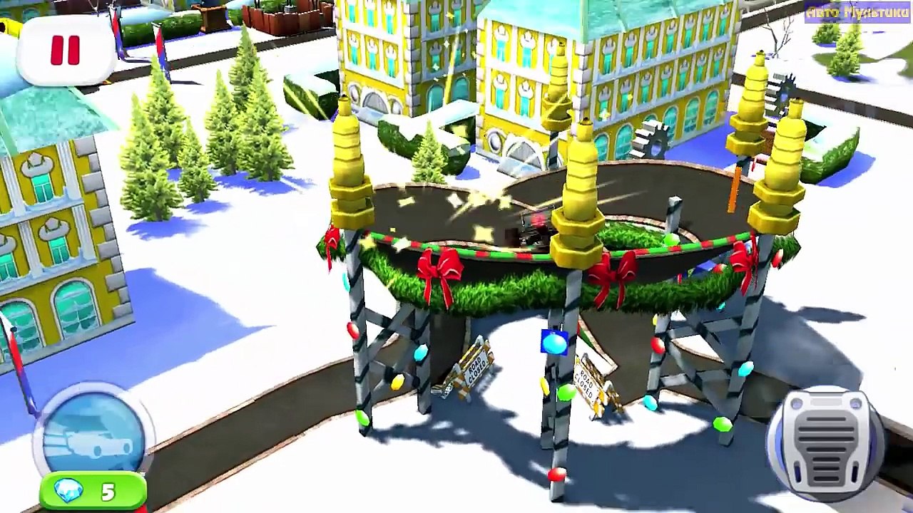 Cars Ice Cars Francesco Bernoulli RACING! - Fast as Lightning RACING! - NEON RACING!