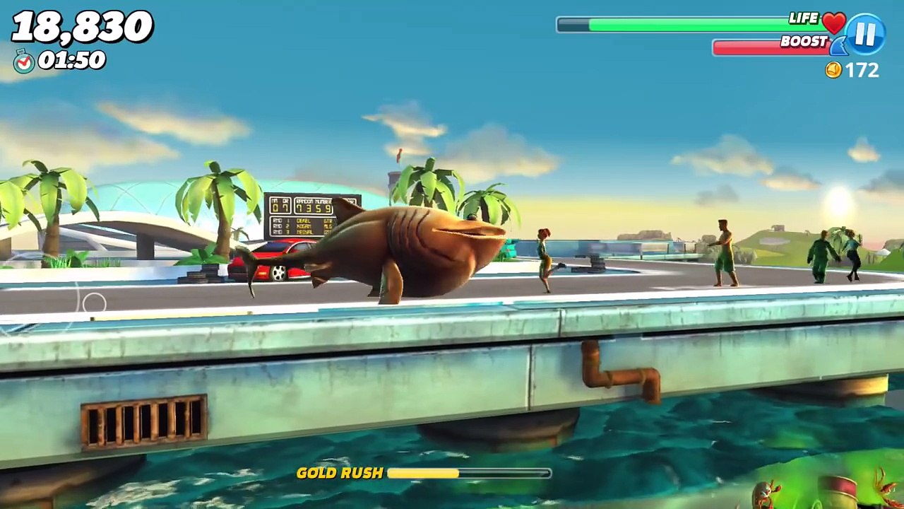 ปลาฉลามบาสกิ้น : Hungry Shark World เกมมือถือ #8 [DMJ]