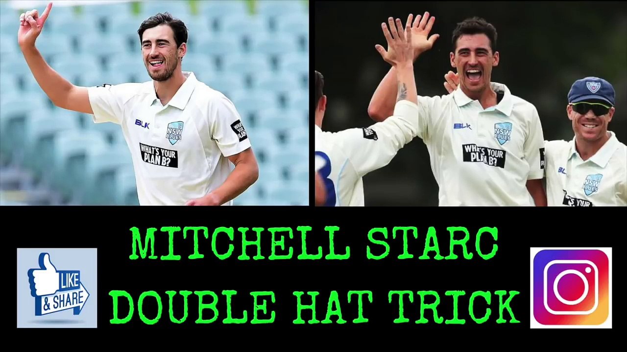 MITCHELL STARC DOUBLE HAT TRICK - UNBELIEVABLE!