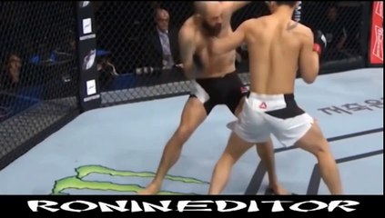 UFC최두호 약해빠진 유리몸 깨버리겠다고 도발한 미국 파이터 역관광