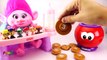 Learn Colors Videos for Kids: Trolls Poppy High Chair & Cookies and Milk With Paw Patrol Counting