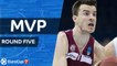 7DAYS EuroCup Regular Season, Round 5 MVP: Adas Juskevicius, Lietkabelis Panevezys