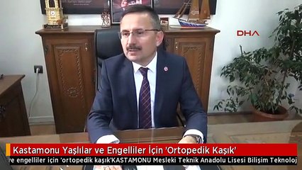 Kastamonu Yaşlılar ve Engelliler İçin 'Ortopedik Kaşık'