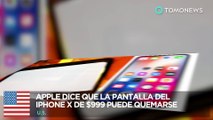 Problemas con el iPhone X: Apple dice que el iPhone X puede quemar la pantalla - TomoNews