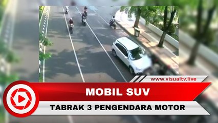 Kronologi Kecelakaan Outlander Tabrak 3 Pengendara Motor di Darmo Surabaya