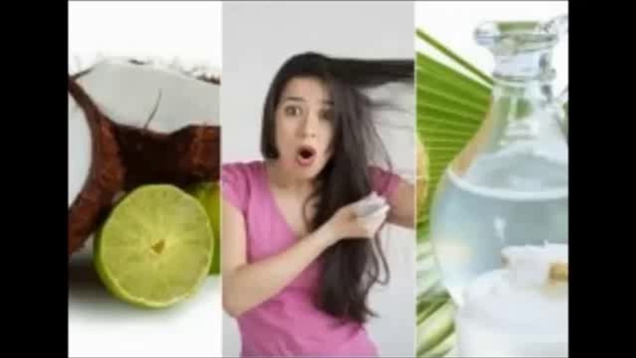 Cómo controlar la caída del cabello con un tratamiento de agua de coco y limón