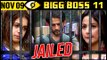 Hiten Tejwani & Hina Khan JAILED Shocking Twist | Bigg Boss 11 Day 39 | 9th November Episode Update