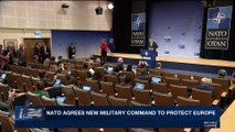 i24NEWS DESK | Nato agrees new military command to protect Europe | Thursday, November 9th 2017
