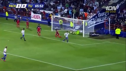 Gol de Víctor Guzmán - Pachuca vs Tijuana 4-0