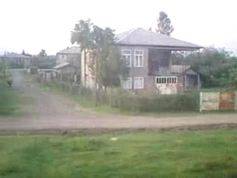 Paysage du train vers Batoumi