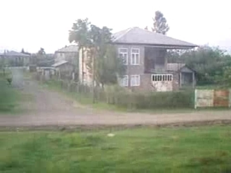 Paysage du train vers Batoumi