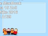 MyGadget 15 Gummi Case für Apple MacBook Pro Retina 15 Zoll 2013 bis Mitte 2016   Model