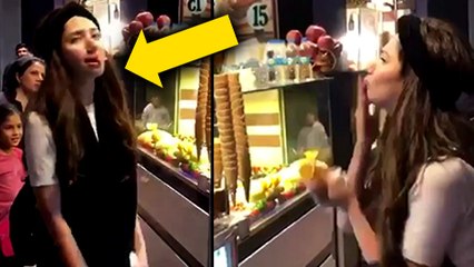 Mahira Khan FOOLED By Turkish Icecream Seller, Funny Video
