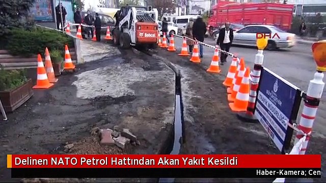 Delinen NATO Petrol Hattından Akan Yakıt Kesildi