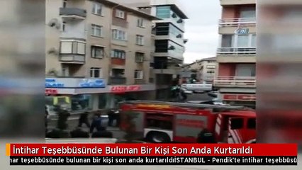 İntihar Teşebbüsünde Bulunan Bir Kişi Son Anda Kurtarıldı