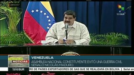 Maduro: ANC era el único camino a la paz y evitó una guerra civil