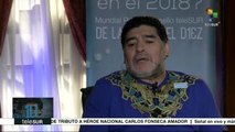 Maradona insta a defender la Revolución Bolivariana de Venezuela