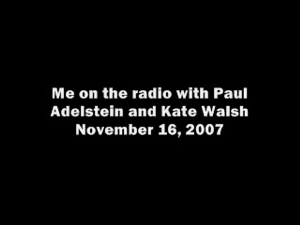 Paul Adelstein & Kate Walsh on the radio