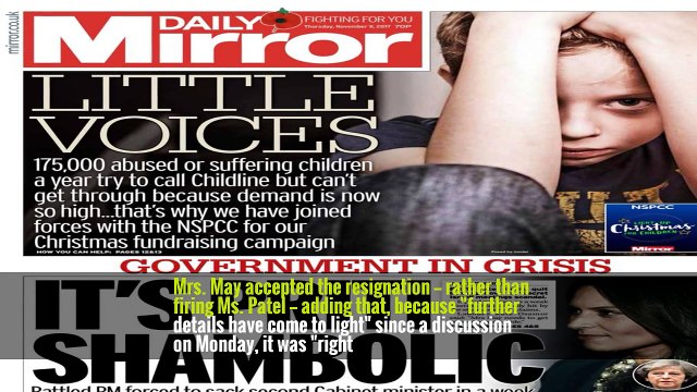 Priti Patel, U.K. Foreign Aid Minister, Resigns Over Secret Meetings in Israel