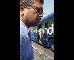 Indigo Airlines ground staff abusing, fighting & quarelling with 55yr old Passenger in Delhi Airport