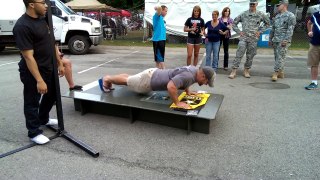 75 push ups for an Army T shirt