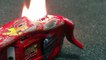 Cars 3 Lightning Mcqueen CRASH SCENE FIRE MOVIE next generation piston cup racers new diec