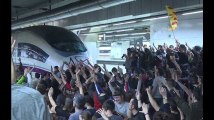 Barcelone : trains bloqués en soutien aux prisonniers séparatistes