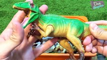 BOX FULL OF TOYS: JURASSIC WORLD DINOSAURS ACTION FIGURES LIGHT & SOUND ANIMALS PUPPET