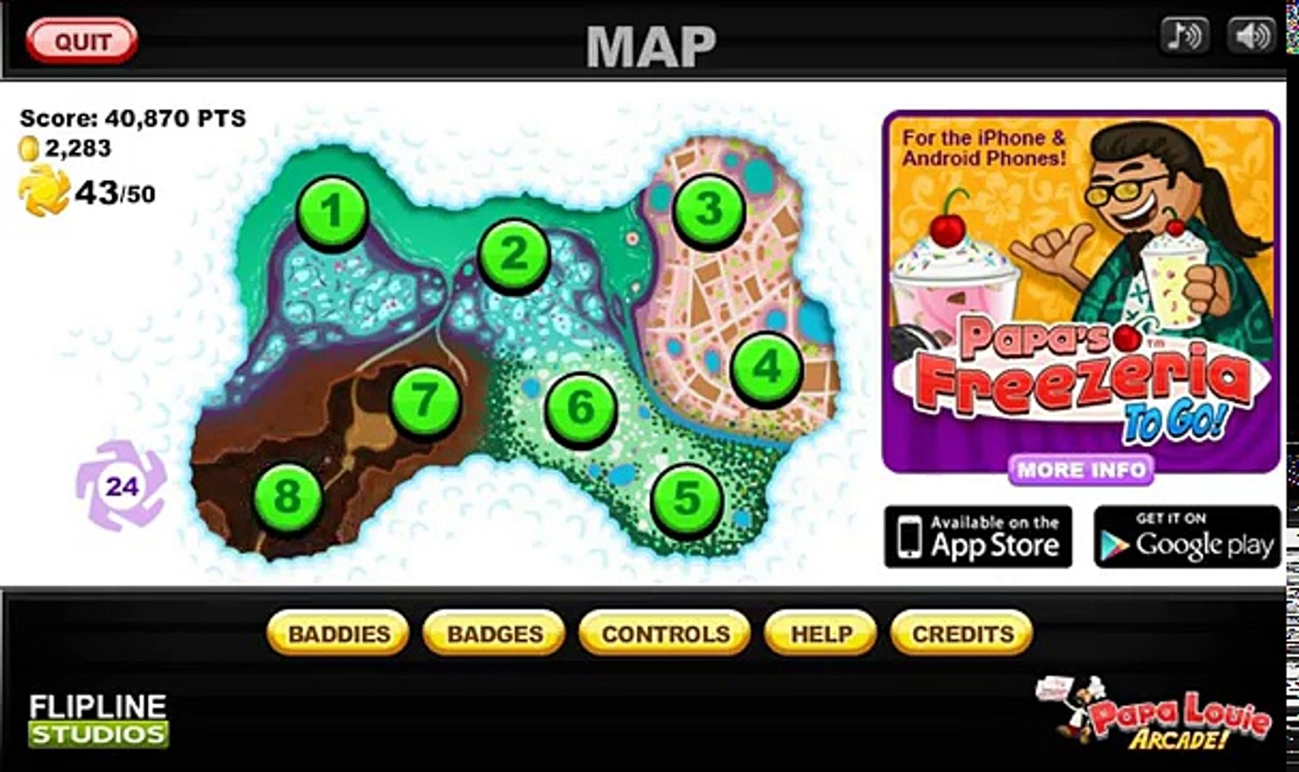 Play Papa Louie 3 When Sundaes Attack!