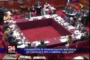 Congresistas se pronuncian por insistencia de convocar a PPK a Comisión Lava Jato