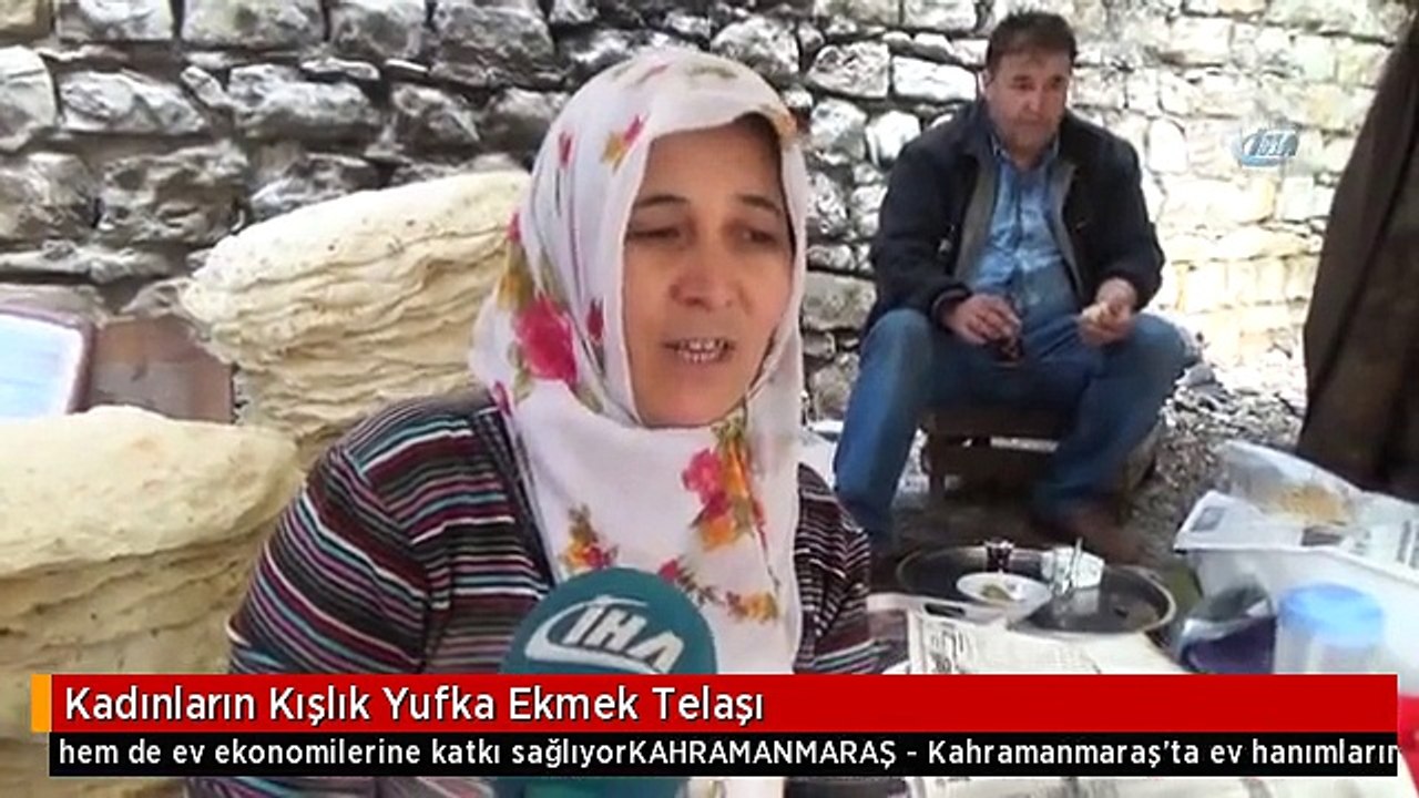 Kadınların Kışlık Yufka Ekmek Telaşı