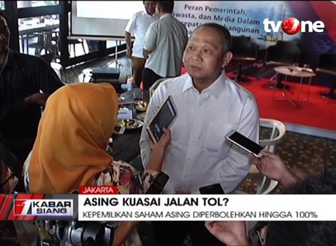 Investor Asing Bisa Miliki Saham di Jalan Tol Milik BUMN