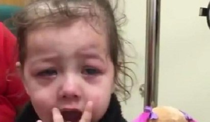 Organ nakli sonrası ilk kez dünyayı gören küçük kız