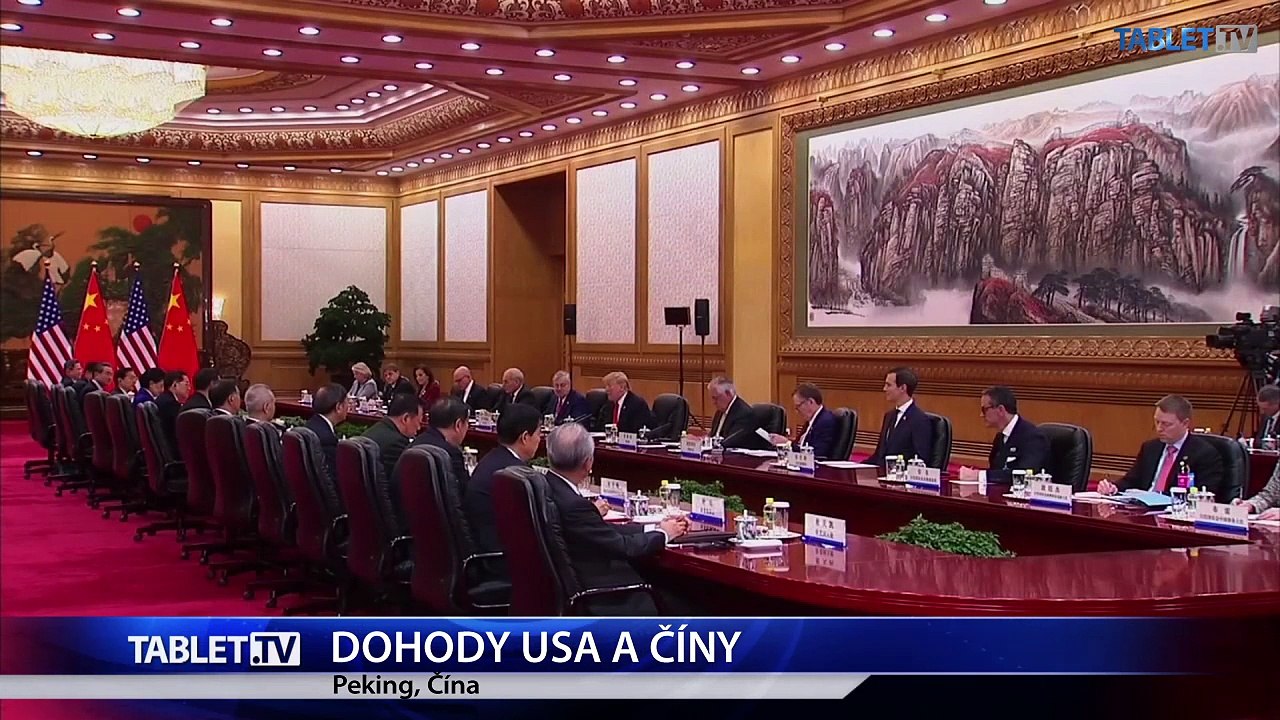 USA a Čína podpísali počas návštevy Trumpa nové kontrakty za 206,5 miliardy USD