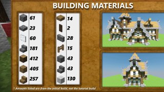 Minecraft - Medieval House #2 Tutorial [Part 1/2]