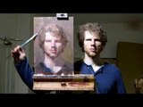 Artist Creates Incredible Self Portrait Using Mirror Technique