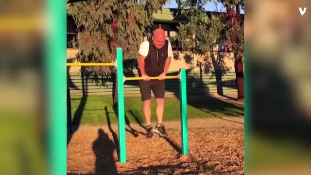 My Gym Dad Flips, Handstands, And Stumbles Into Viral Gymnastics Fame
