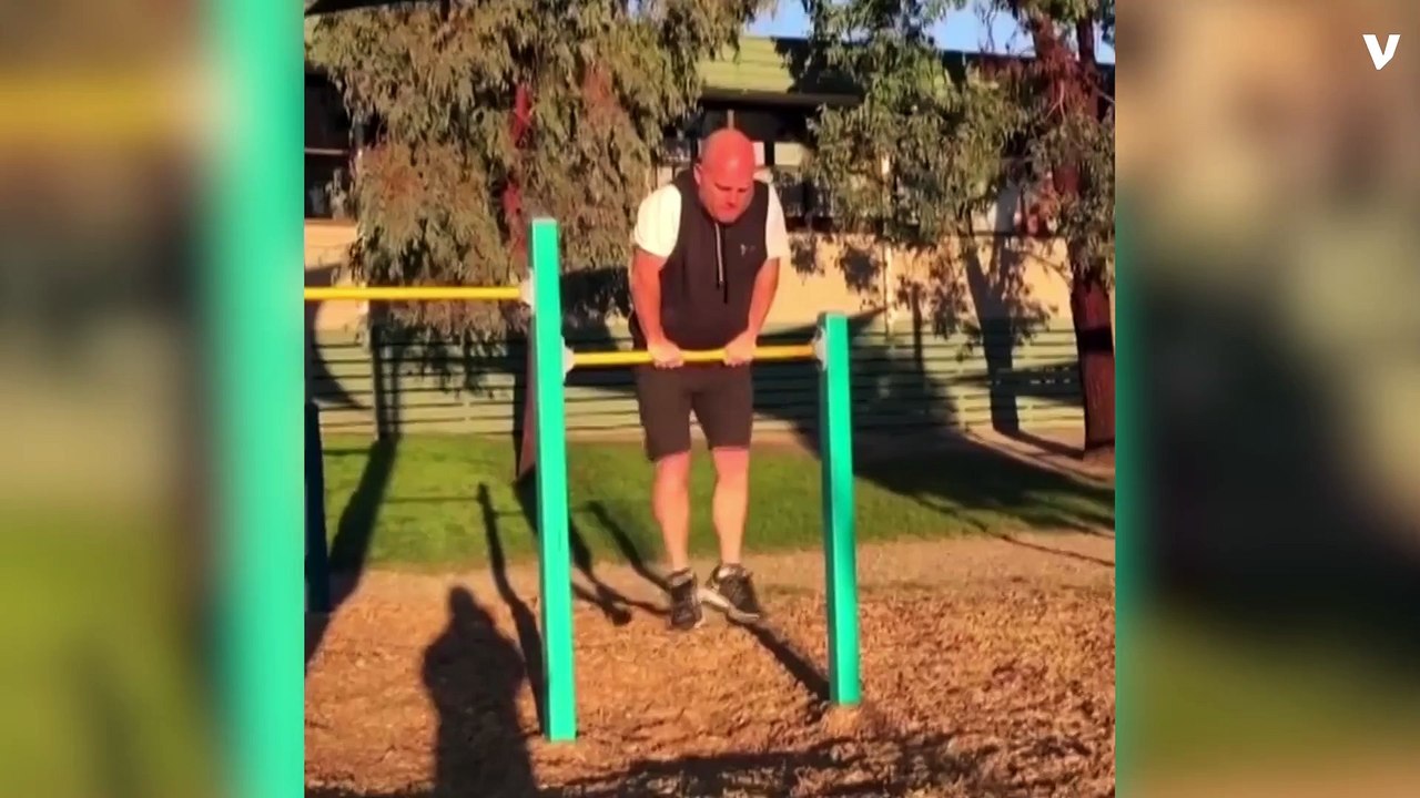 My Gym Dad Flips, Handstands, And Stumbles Into Viral Gymnastics Fame