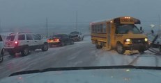 Multi-Vehicle Crash Snarls Traffic on Snowy Casper Highway