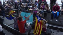 Des militants bloquent les trains en Catalogne