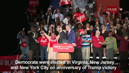 Trump suffers Democratic election sweep in US