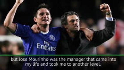 Mourinho changed my career - Lampard
