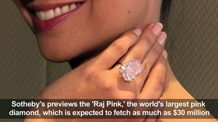 'Raj Pink' diamond to be sold by Sotheby's