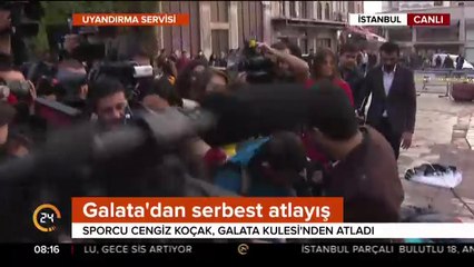 Galata'dan serbest atlayış