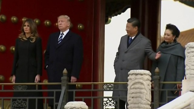 트럼프, 중국 국빈방문 시작...자금성에서 환영 연회 / YTN