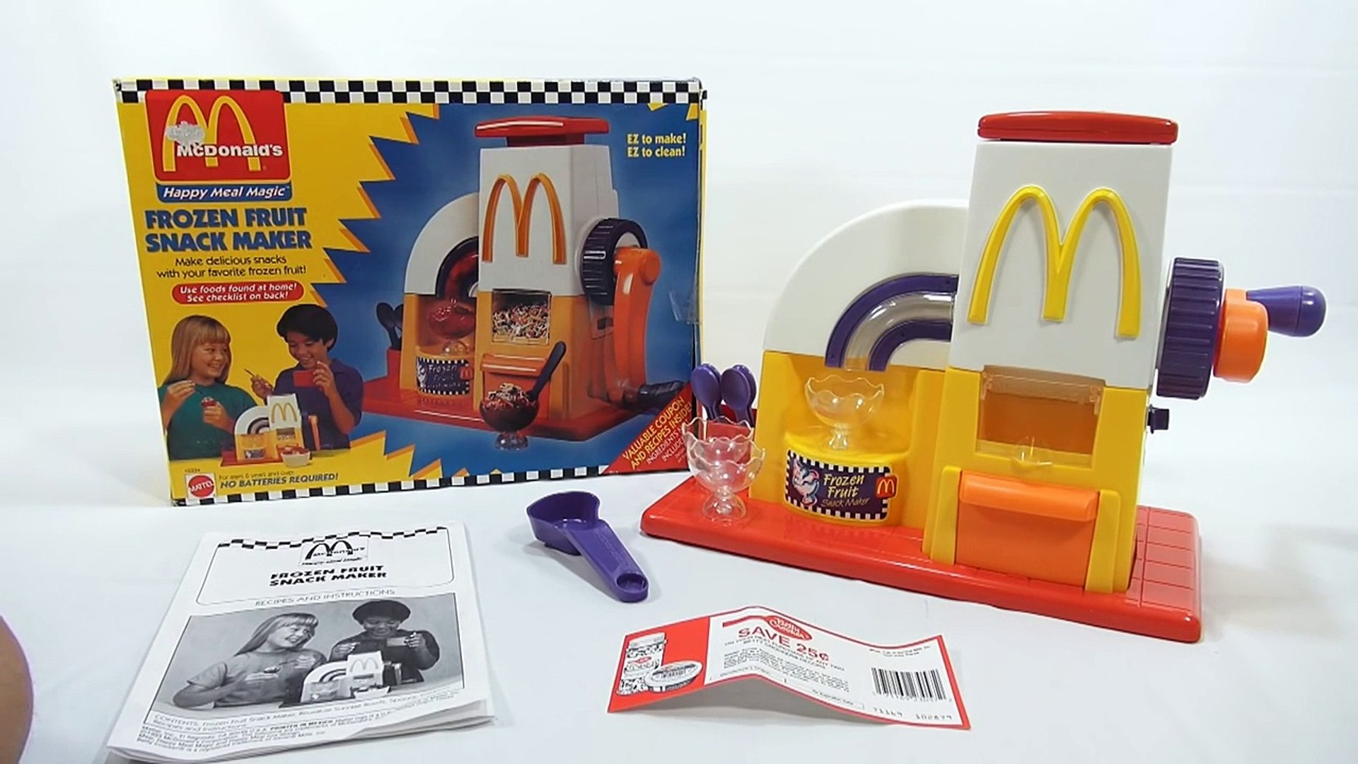 mcdonalds happy meal magic snack maker