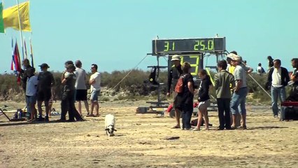 Le championnat du Monde 2012 de Kitspeed a débuté ce matin après 6 jours sans vent.
