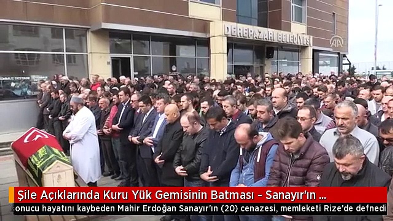 Şile Açıklarında Kuru Yük Gemisinin Batması - Sanayır'ın Cenazesi