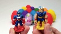 Play Doh Eggs Peppa Pig Surprise Eggs Mickey Mouse Thomas & Friends Cars 2 Marvel Heroes Toys