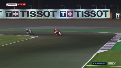 O incrível 'save' de Chaz Davies em Losail